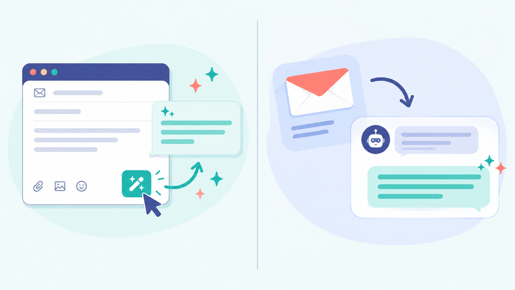 Two real approaches: your inbox's built-in AI (like Gmail's "Help me write"), or pasting an email into a general assistant for a draft.