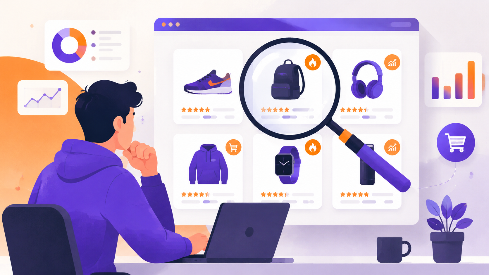 Validate demand first — check that people are already buying in your niche.