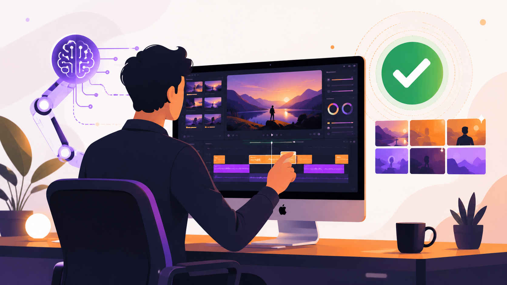 Keep a human in the loop — review the AI's edits before you export.