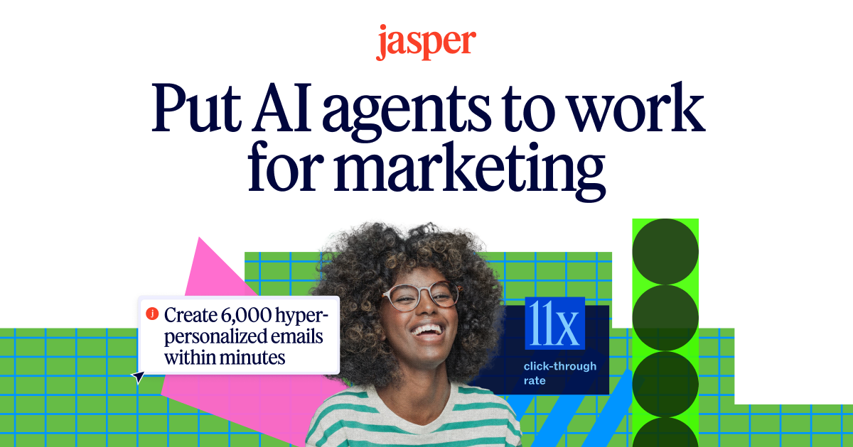 Jasper — purpose-built for marketing teams: brand-voice training and campaign copy at scale.